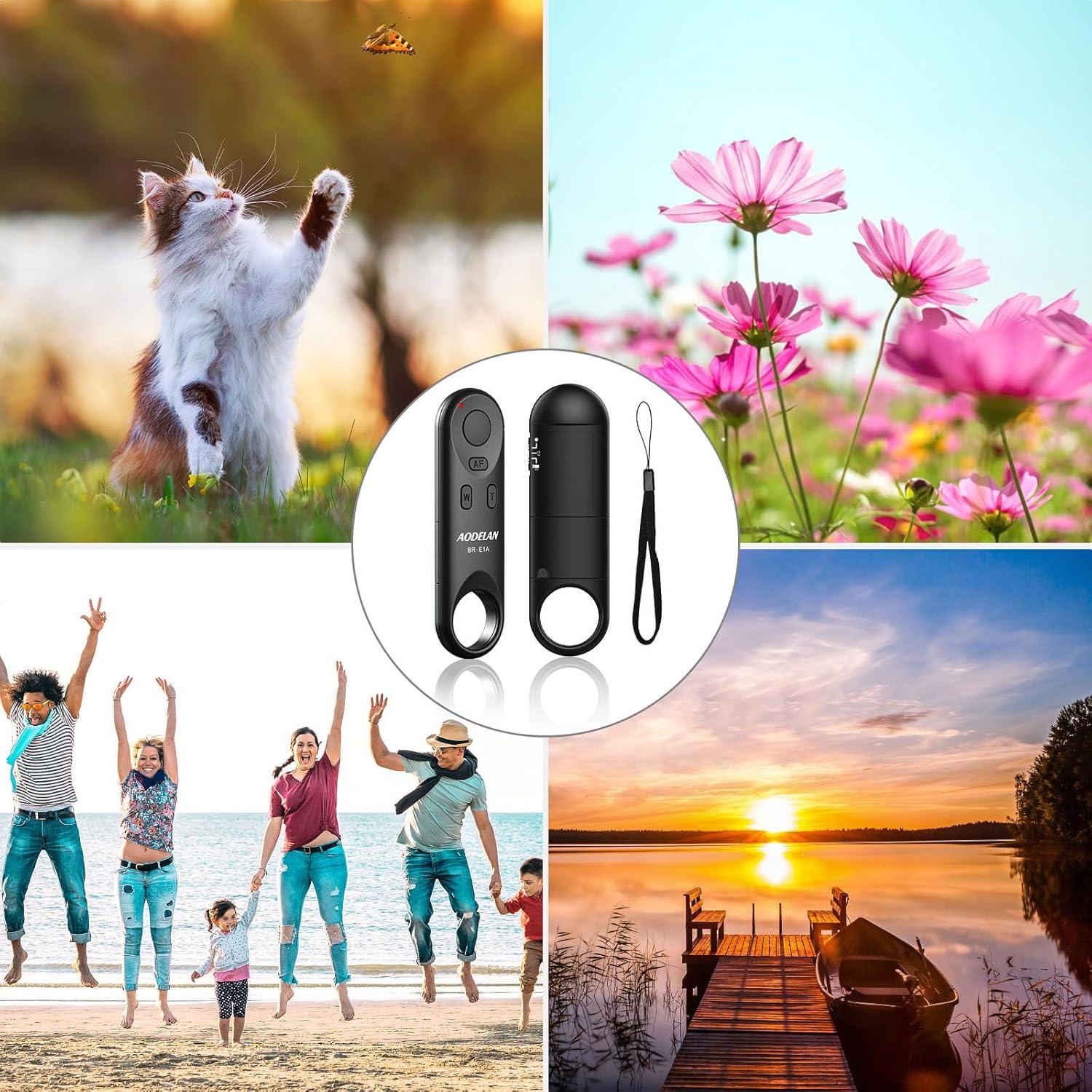 Control Remoto Inalámbrico Aodelan BR-E1A para Canon EOS