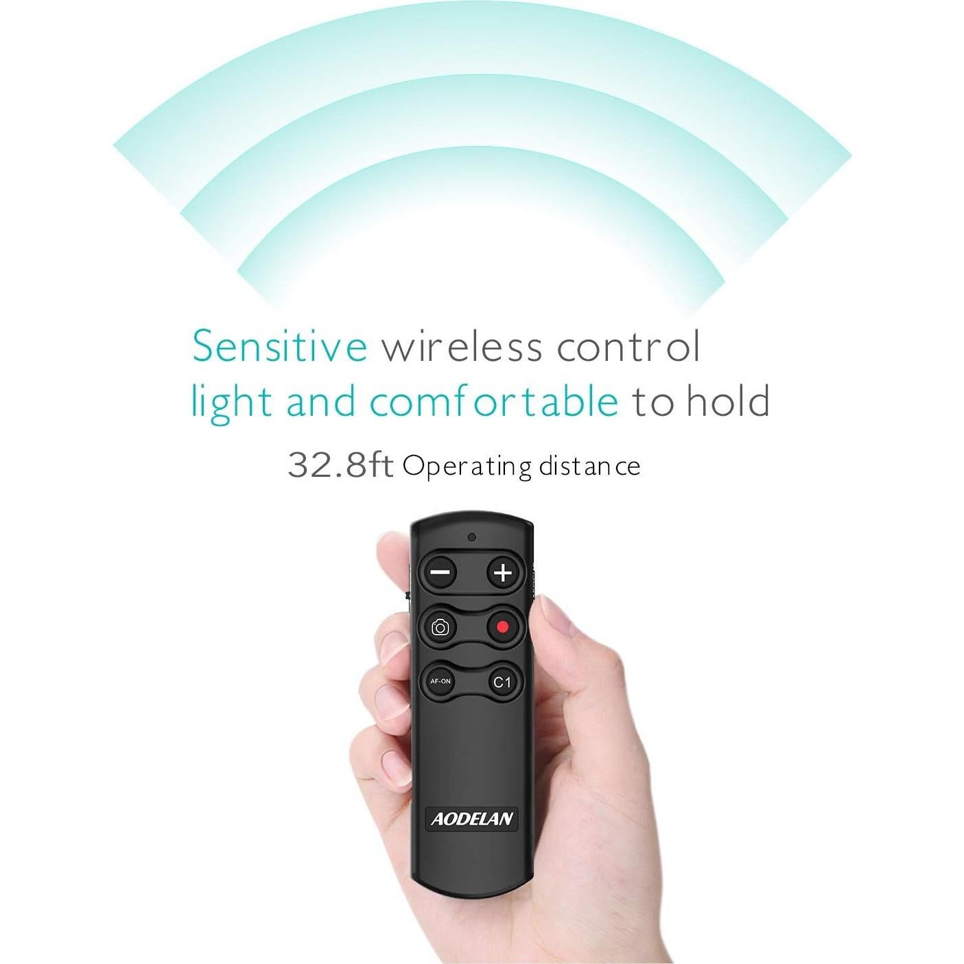 Control Remoto Inalámbrico AODELAN para Cámara Sony A7 III, A7R IV