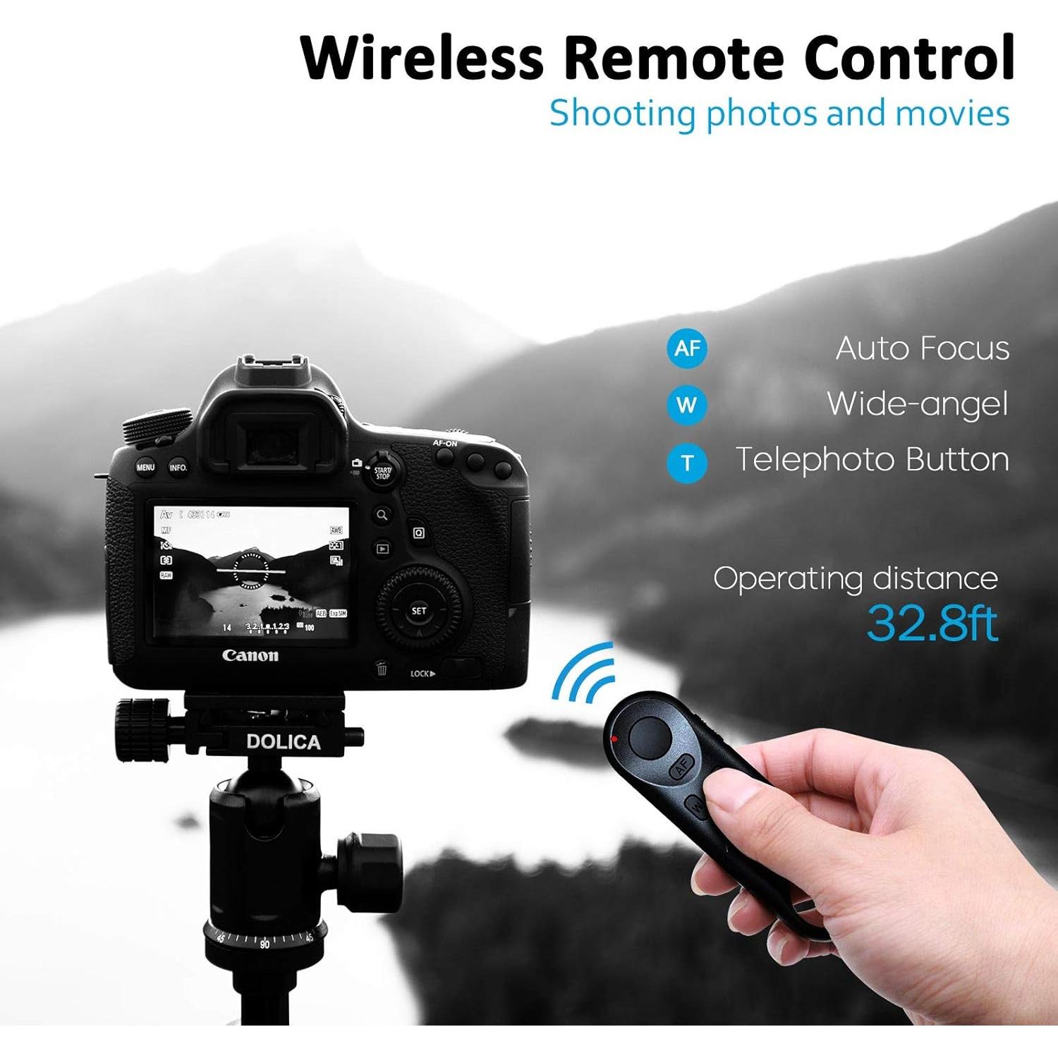 Control Remoto Inalámbrico AODELAN BR-E1A para Canon