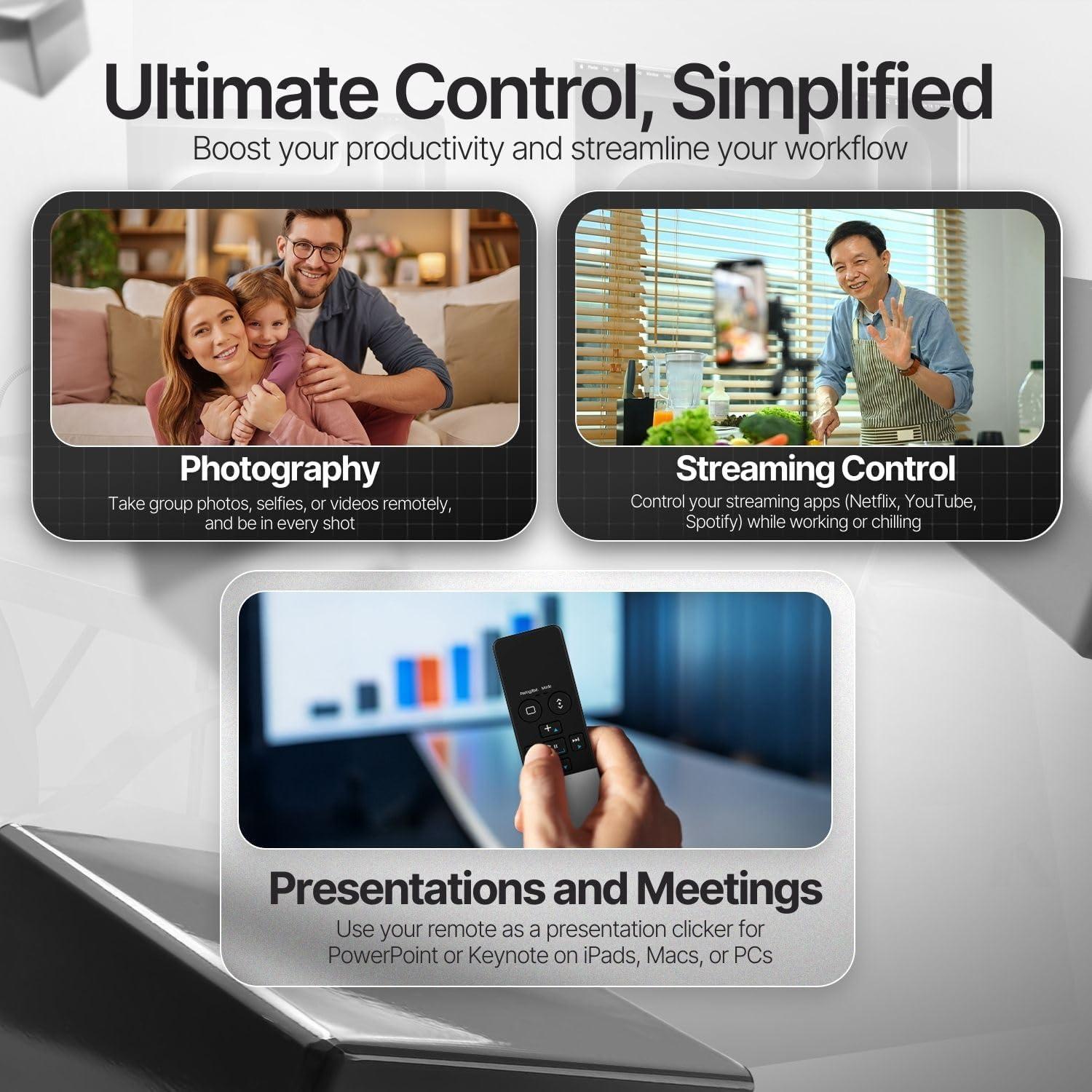 Control Remoto Bluetooth TNP con Trackpad para iPad y Mac