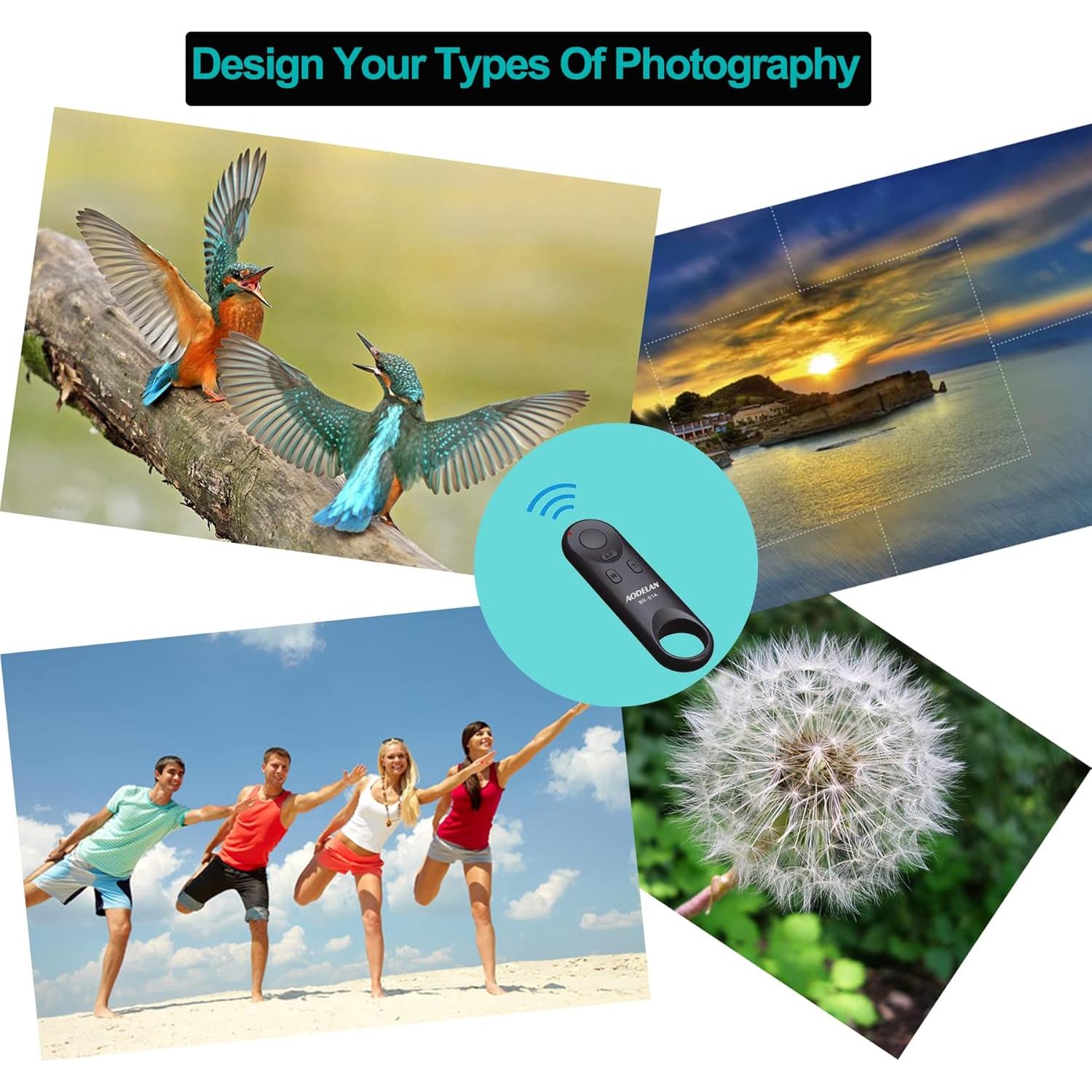 Disparador Inalámbrico AODELAN BR-E1A para Canon EOS