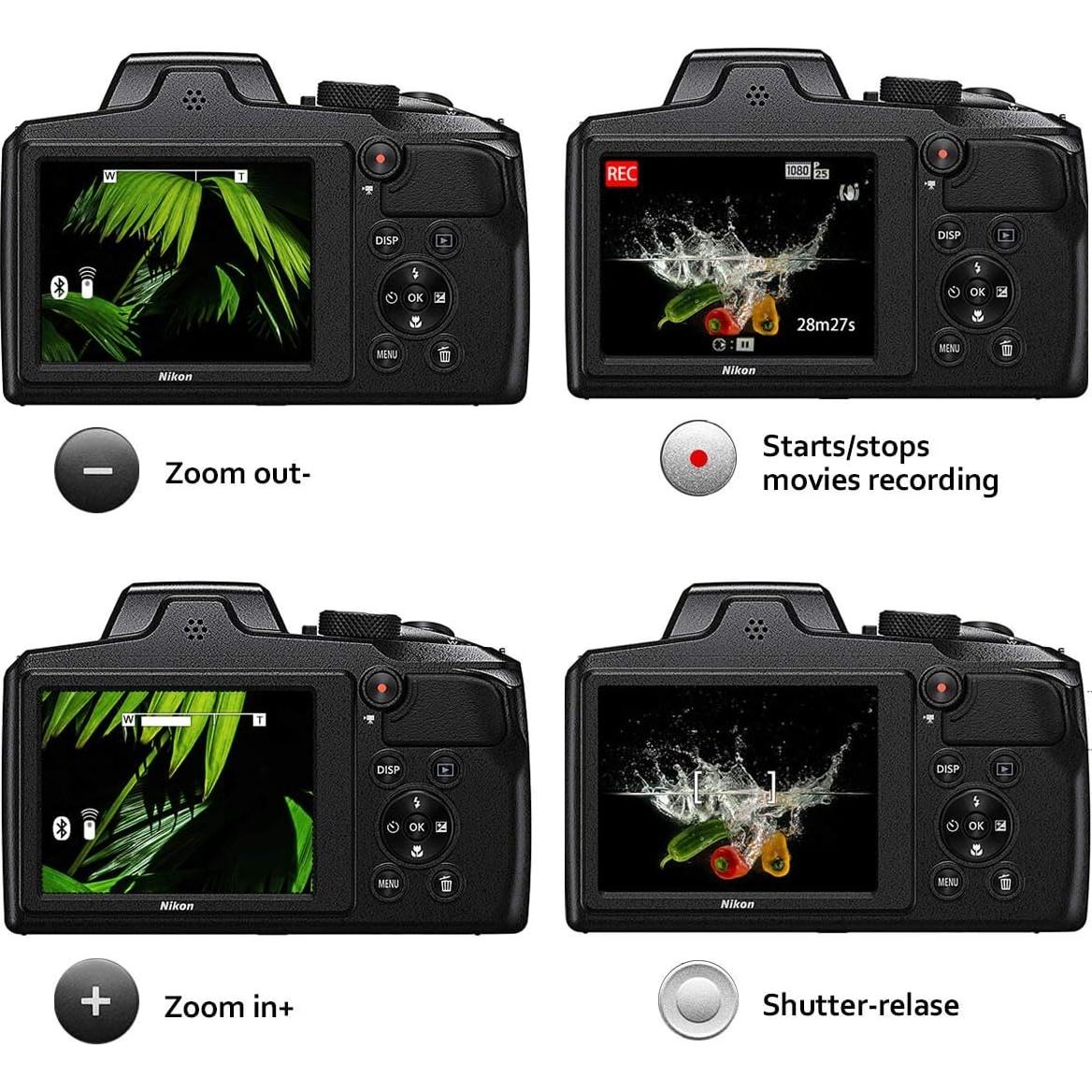 Disparador Remoto Inalámbrico AODELAN para Nikon B600, A1000, P1000, Z50