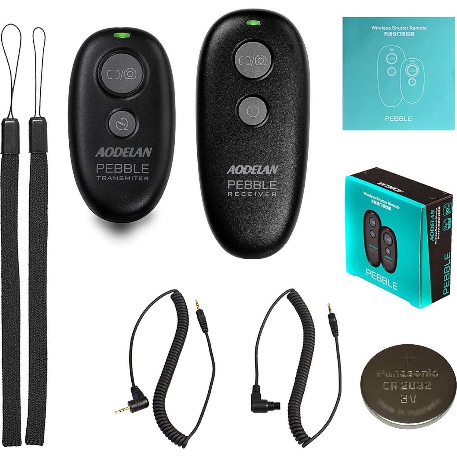 Disparador Inalámbrico AODELAN para Canon y Fujifilm - Rango 80m