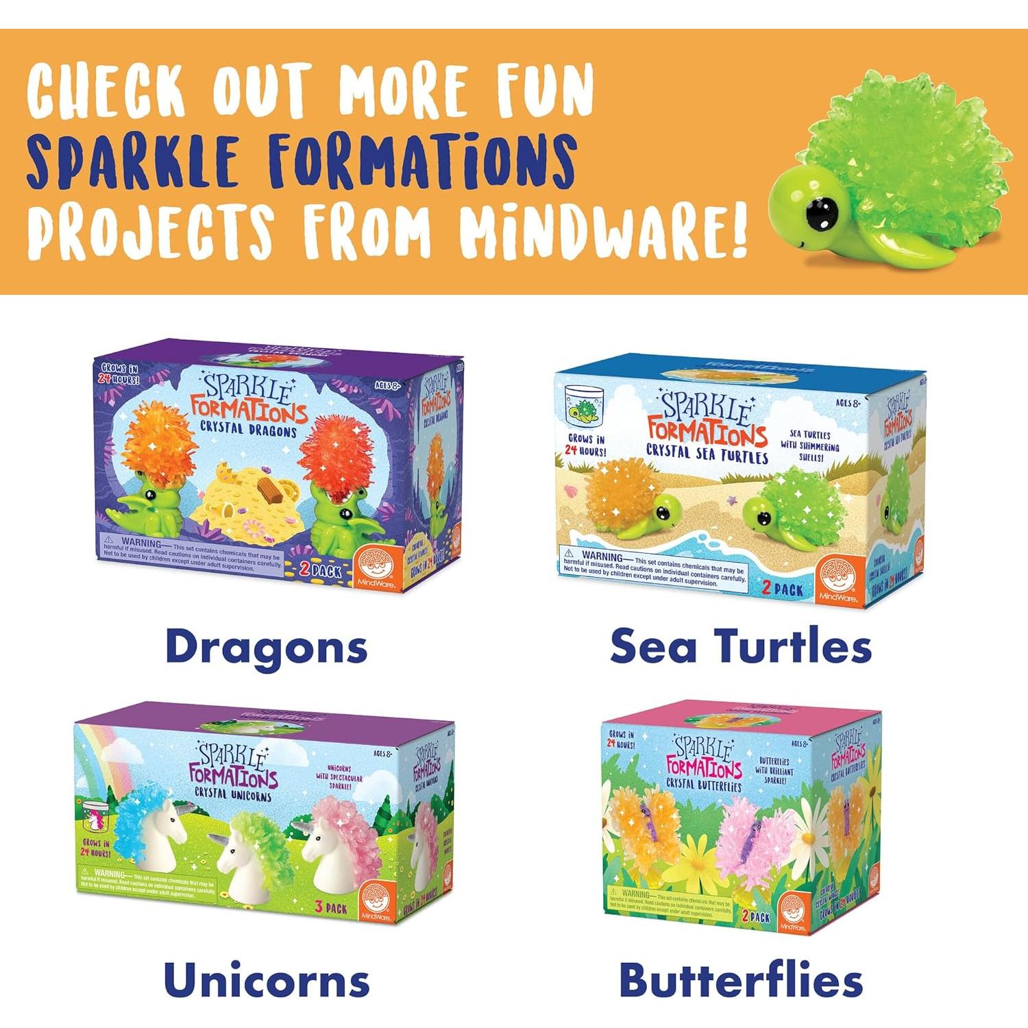 Kits de Crecimiento de Cristales MindWare - 2 Erizos Brillantes