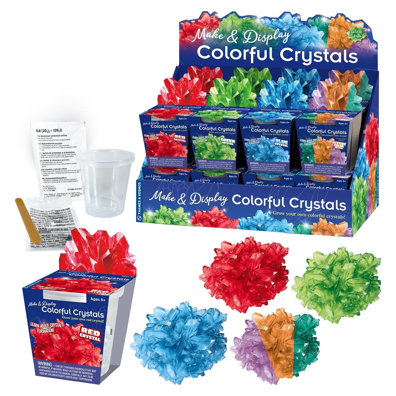 Set de Regalo Thames & Kosmos para Hacer Cristales STEM - 16 Kits