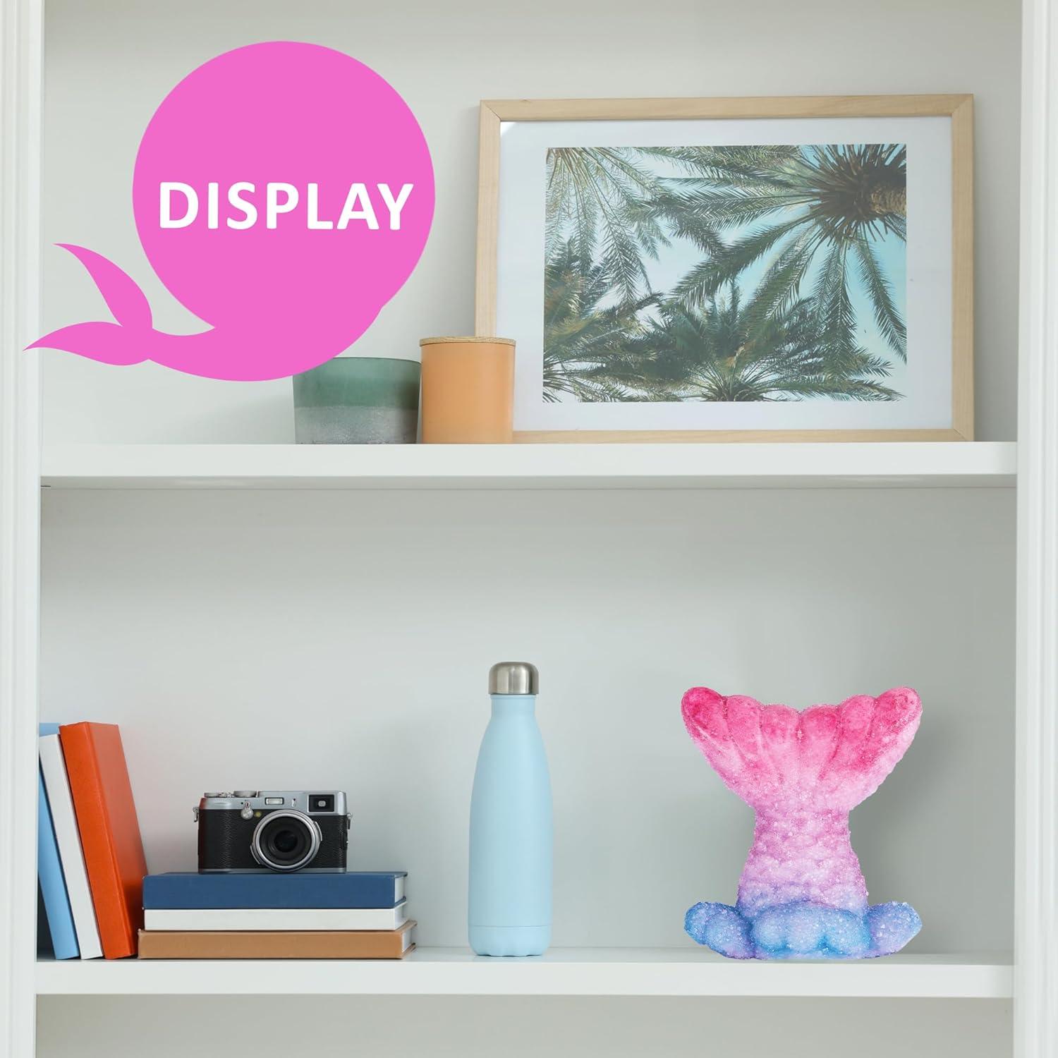 Kit de Manualidades de Cristales de Sirena ArtCreativity - 2 Paquetes de Polvo, Tinte y Pincel