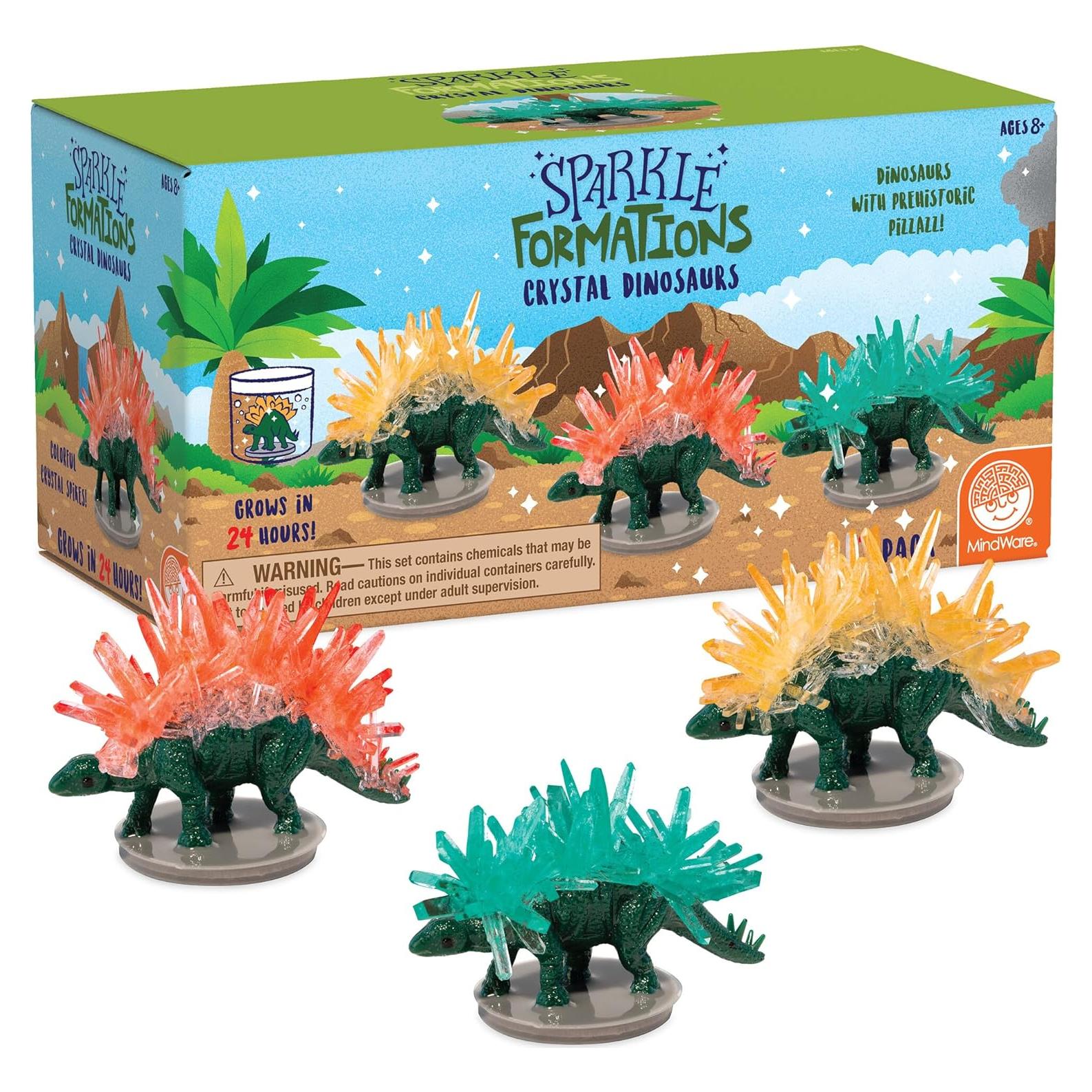 Kits de Crecimiento de Cristales MindWare Dinosaurios - 10 Piezas
