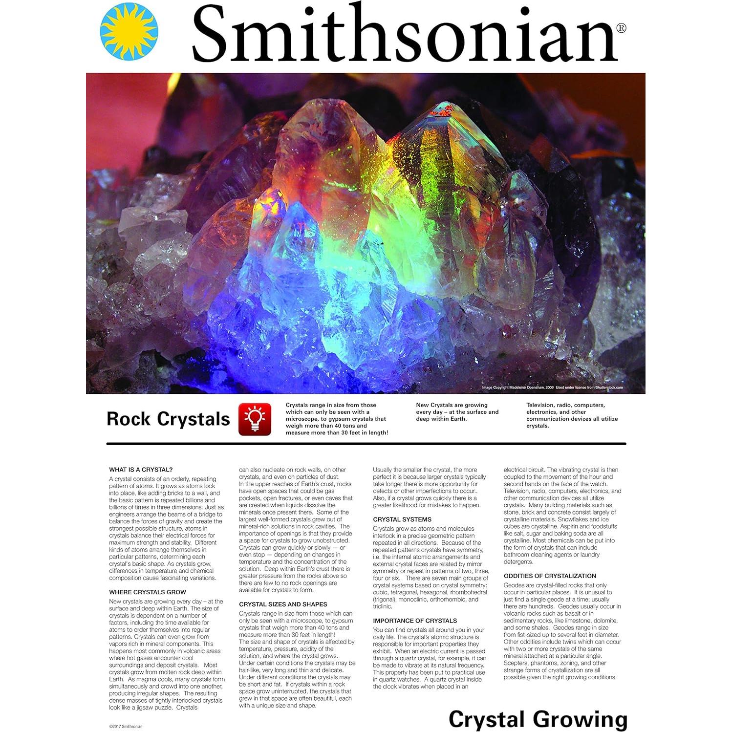 Kit de Crecimiento de Cristales NSI - Citrino, Esmeralda y Aguamarina