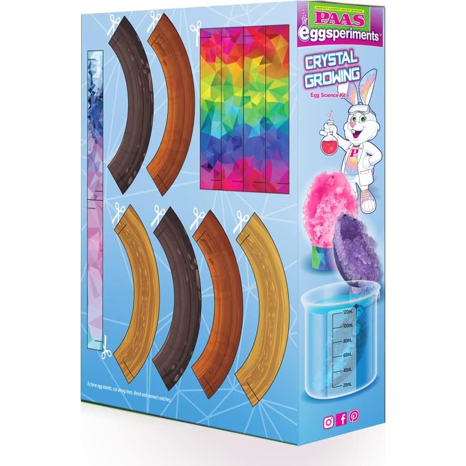 Kit de Ciencia PAAS para Crecimiento de Cristales de Huevos