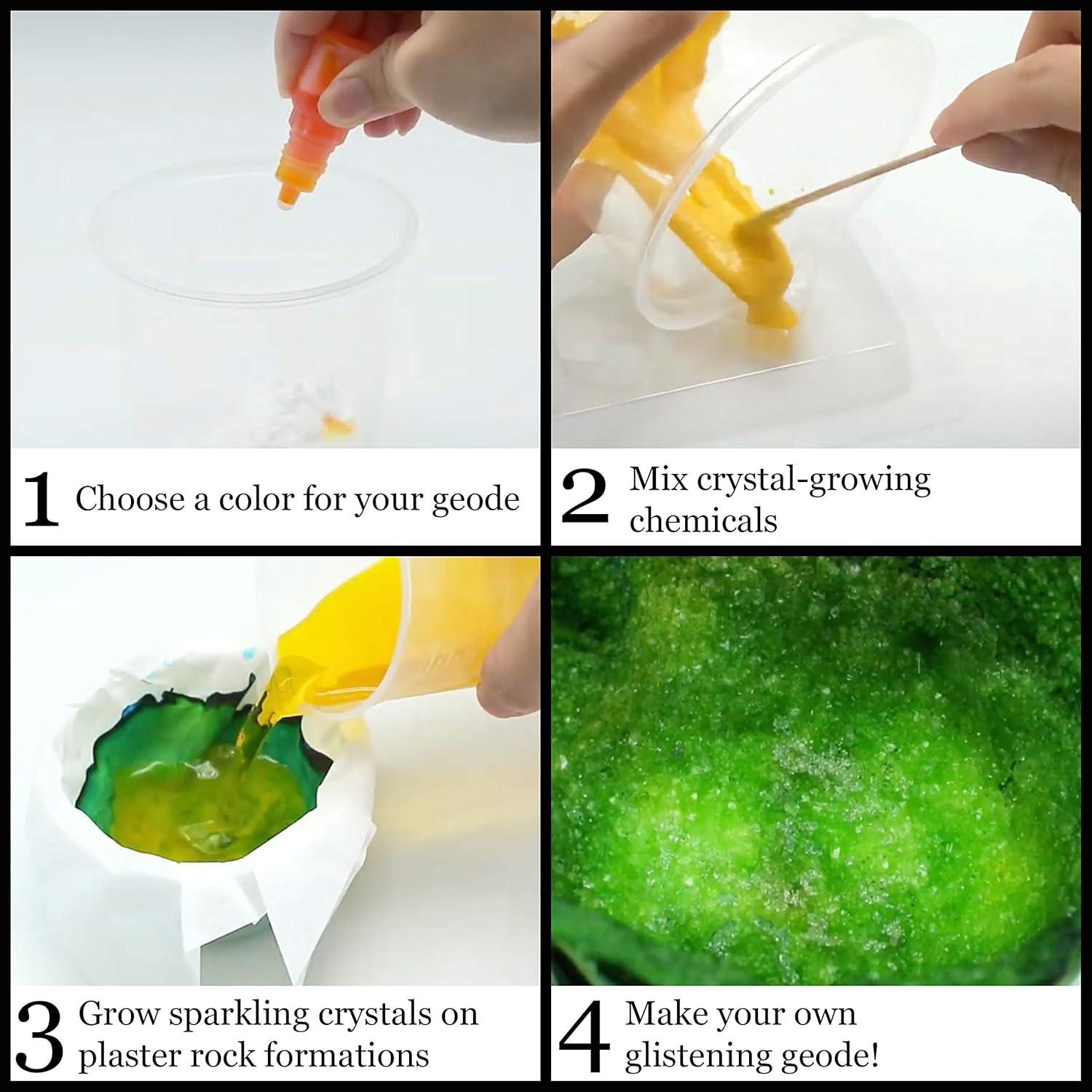 Kit de Ciencia Ambiental Salvaje - Crecimiento de Cristales 8+