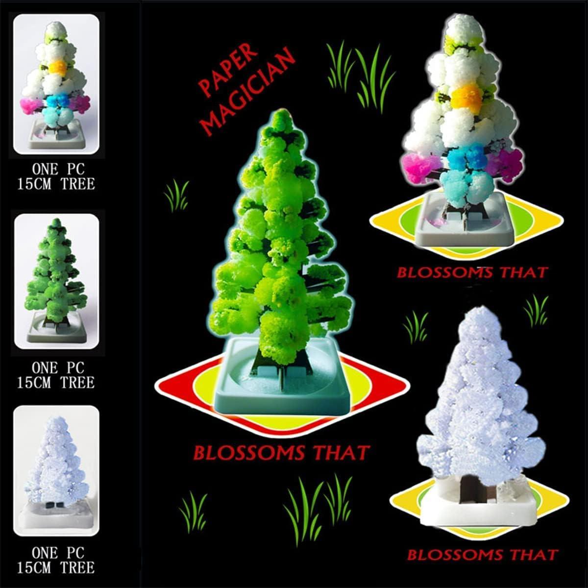 Mini Árbol de Navidad Creciente Geduochn 17x10 cm DIY Ciencia