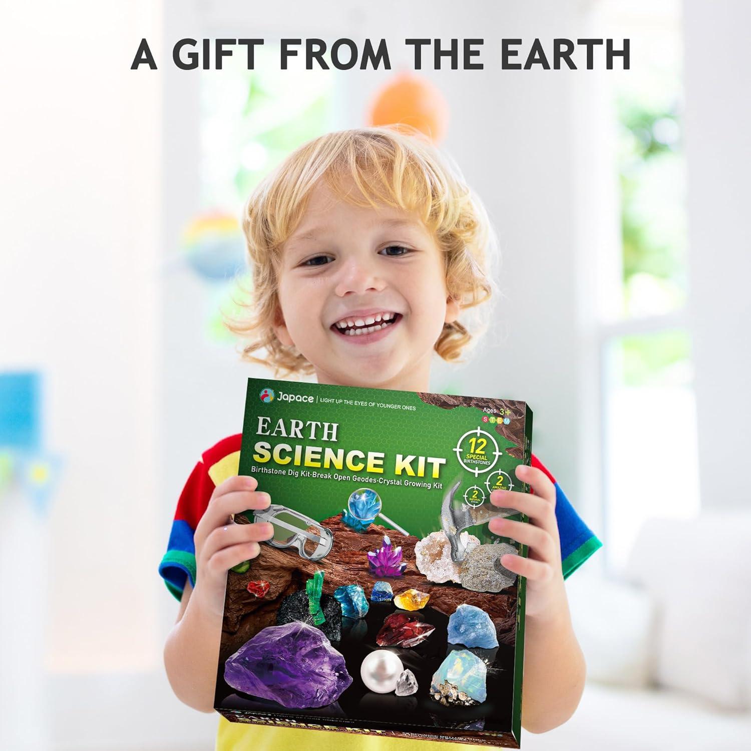 Kit de Ciencia de la Tierra Japace para Niños 4-14 Años