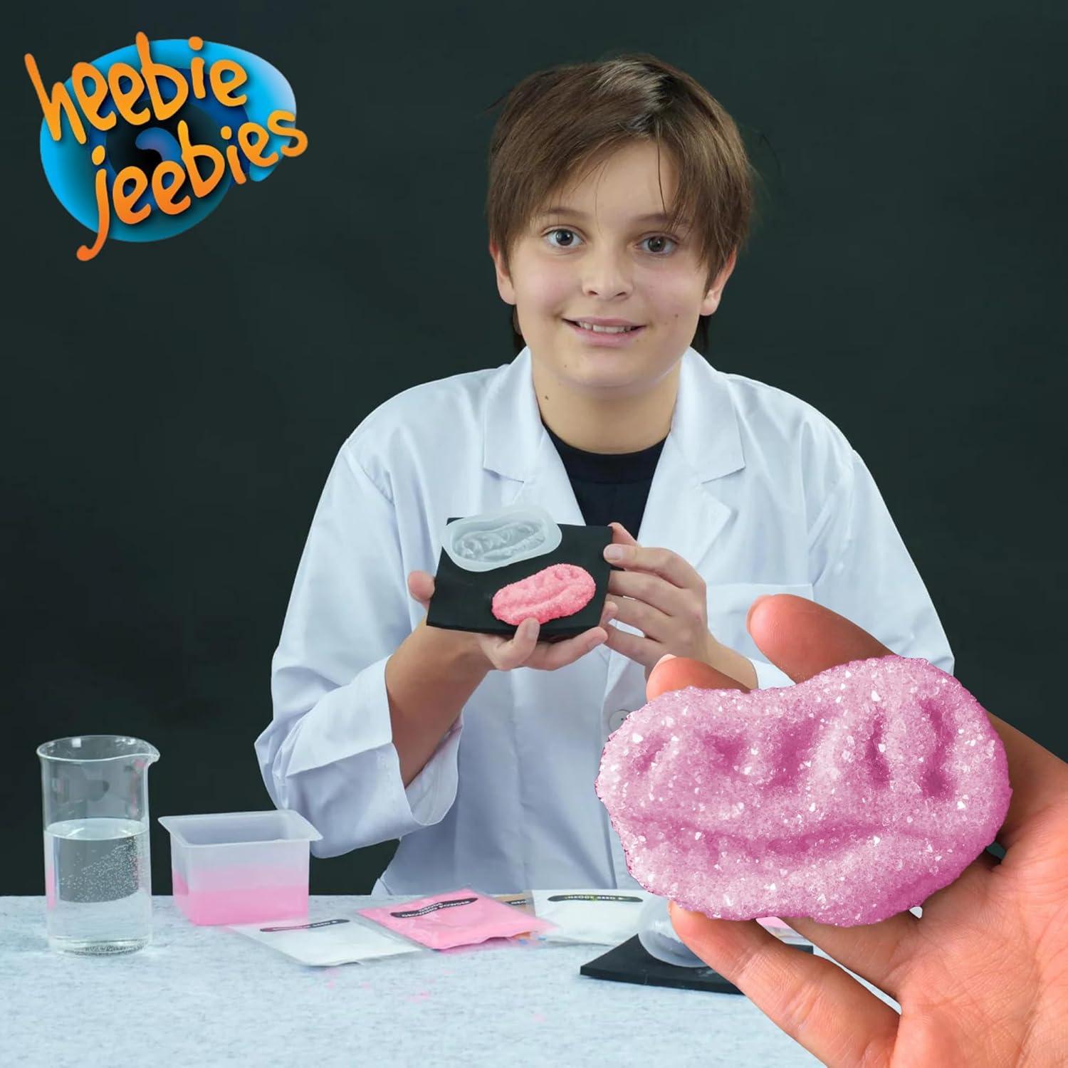 Kit de Crecimiento de Cristales Heebie Jeebies - 3 Formas para Niños 8+