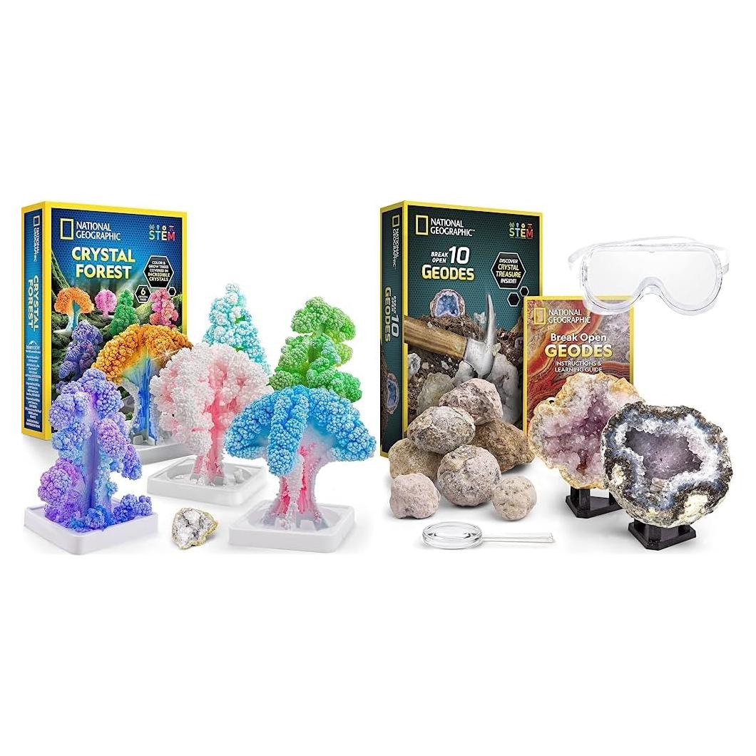 Kit Nacional Geographic de Crecimiento de Cristales y Geodas STEM