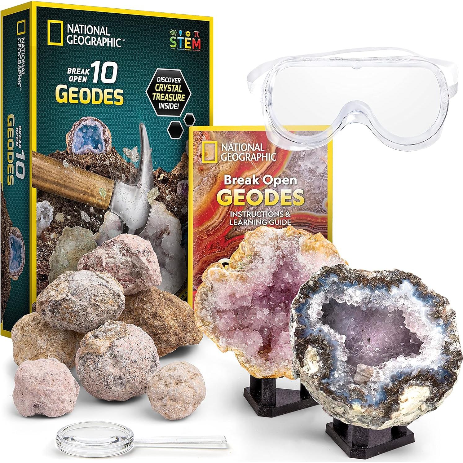 Kit Nacional Geographic de Crecimiento de Cristales y Geodas STEM
