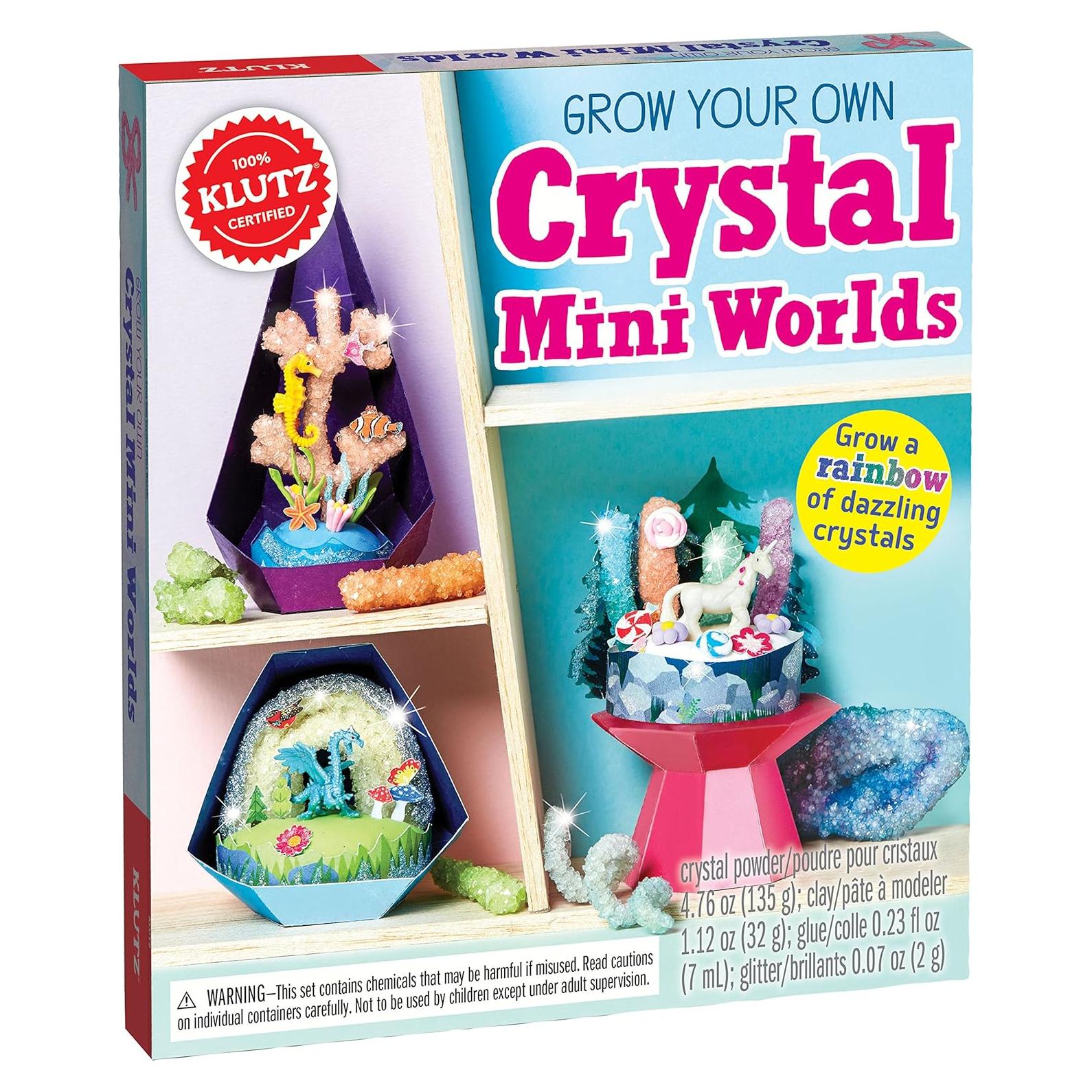 Kit de Manualidades Klutz Crea Mundos de Cristal Miniatura