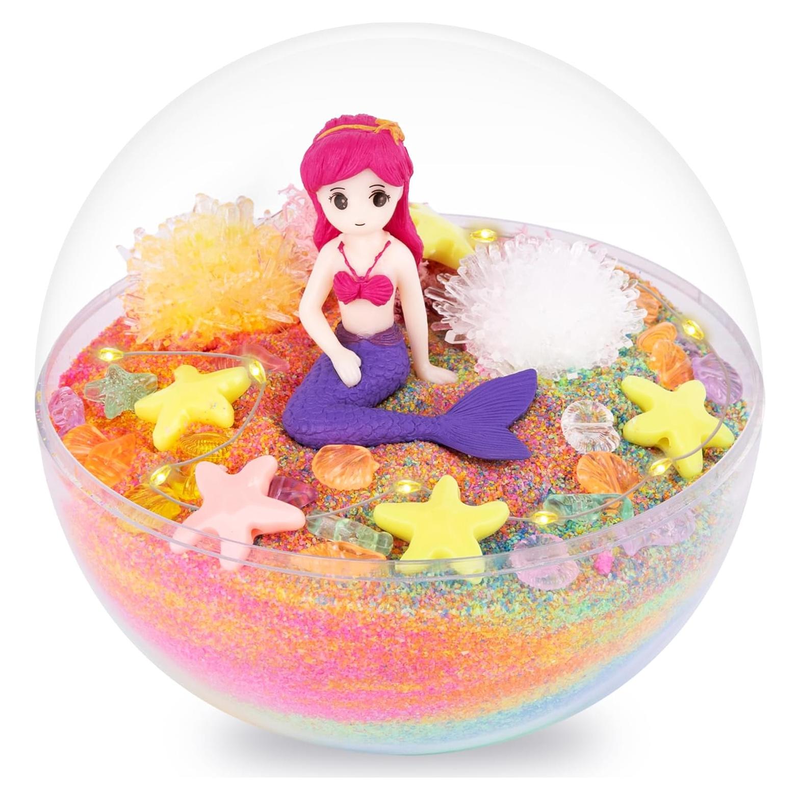 Kit de Terrario de Sirena ArtCreativity con Cristales y Luces
