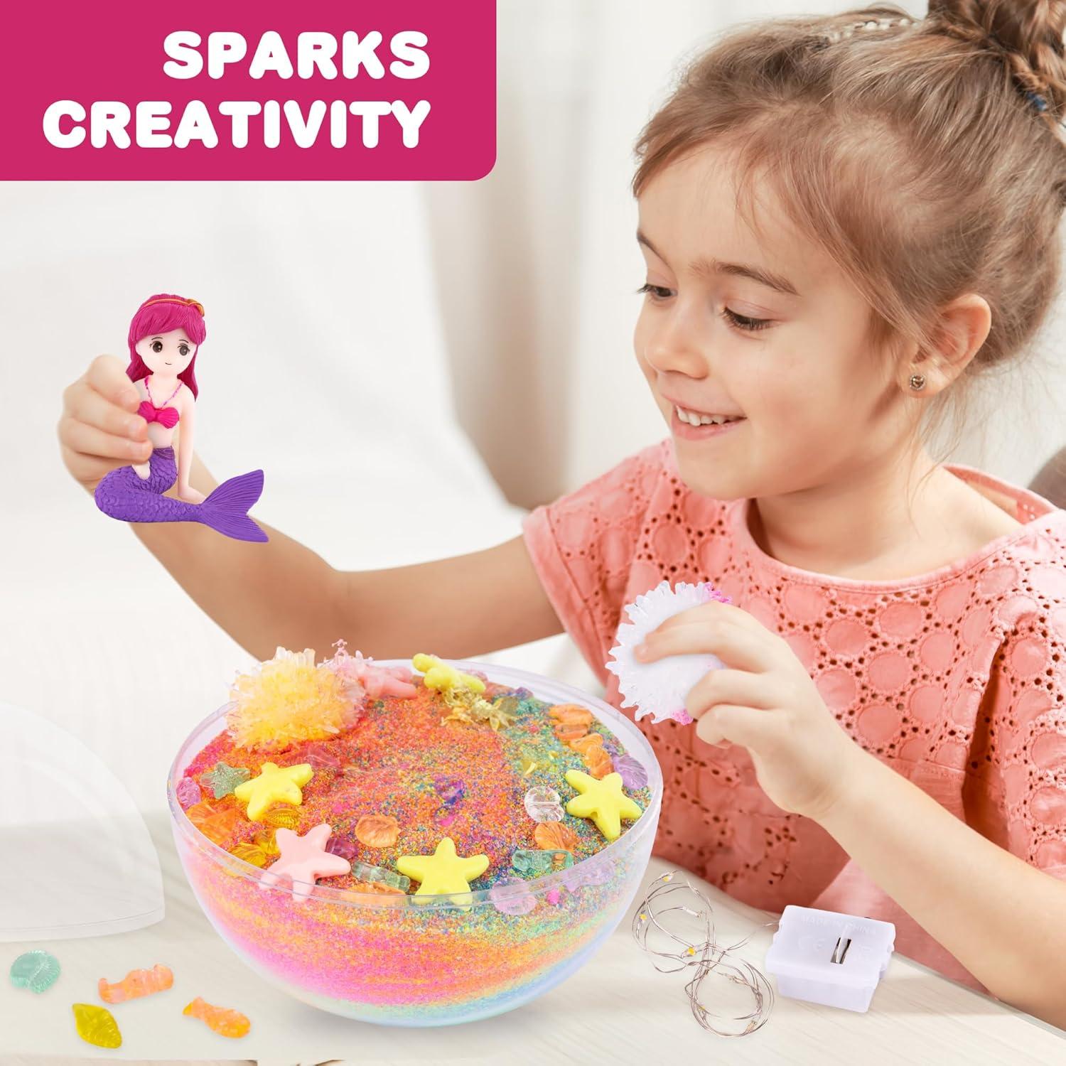 Kit de Terrario de Sirena ArtCreativity con Cristales y Luces