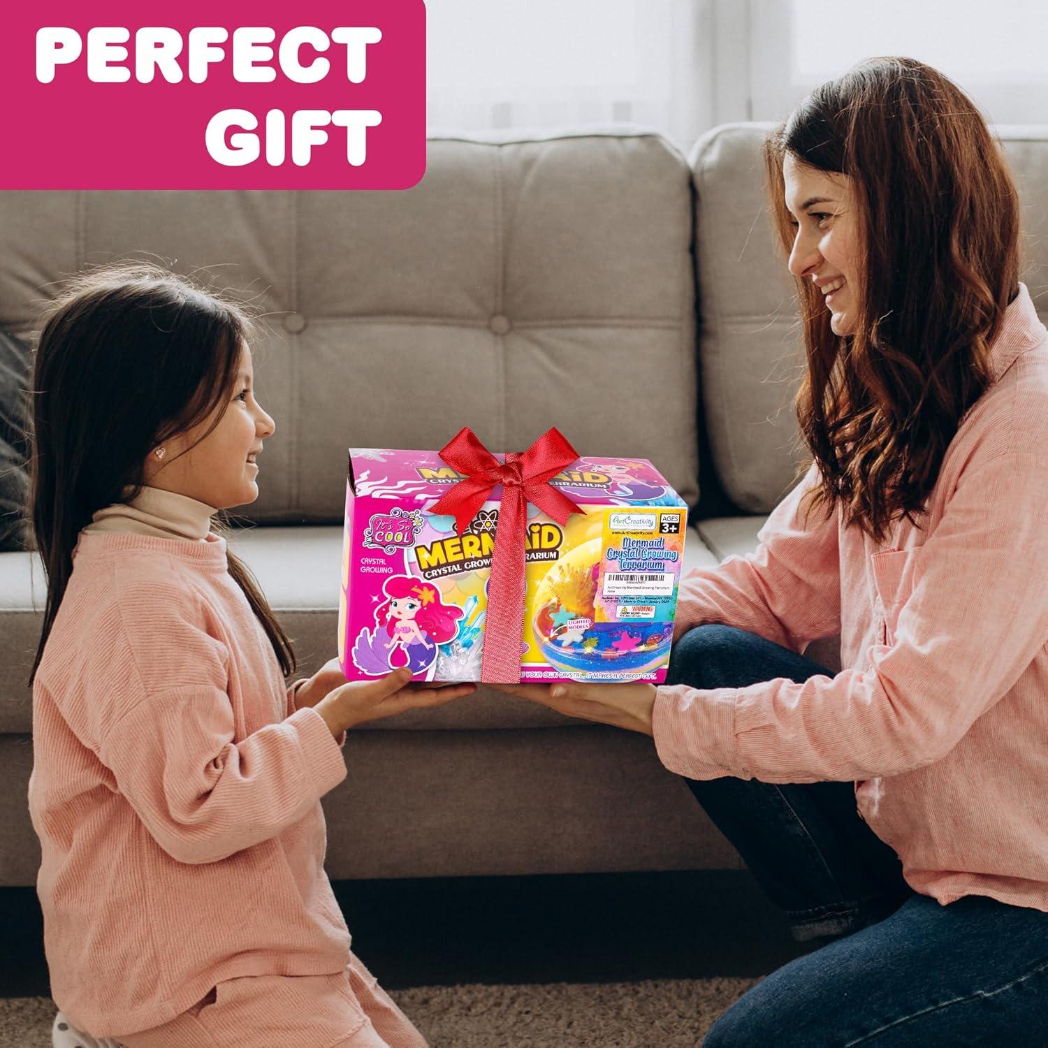 Kit de Terrario de Sirena ArtCreativity con Cristales y Luces