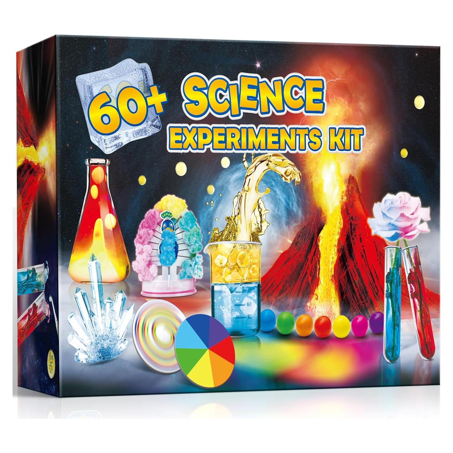 Kit de Experimentos Científicos UNGLINGA 60+ para Niños