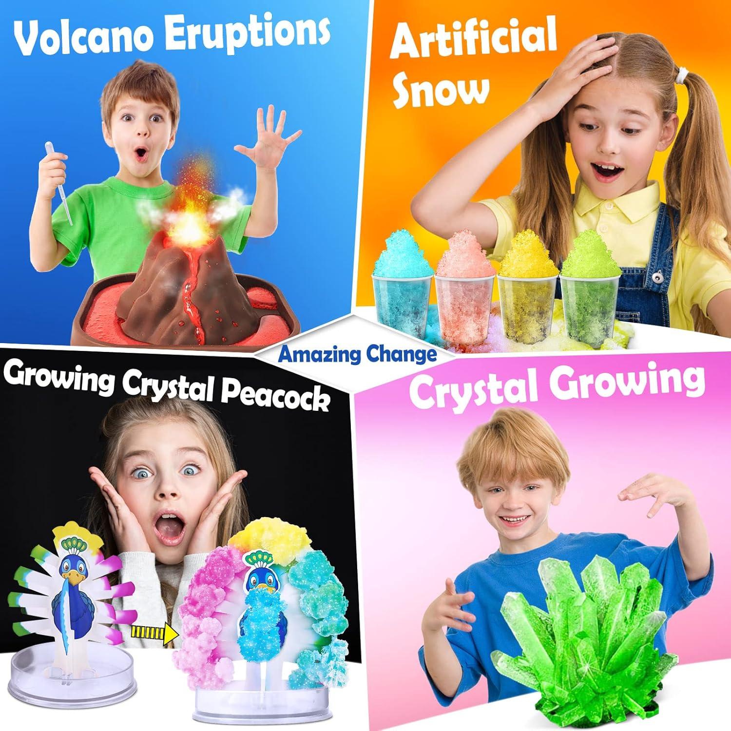 Kit de Experimentos Científicos UNGLINGA 60+ para Niños