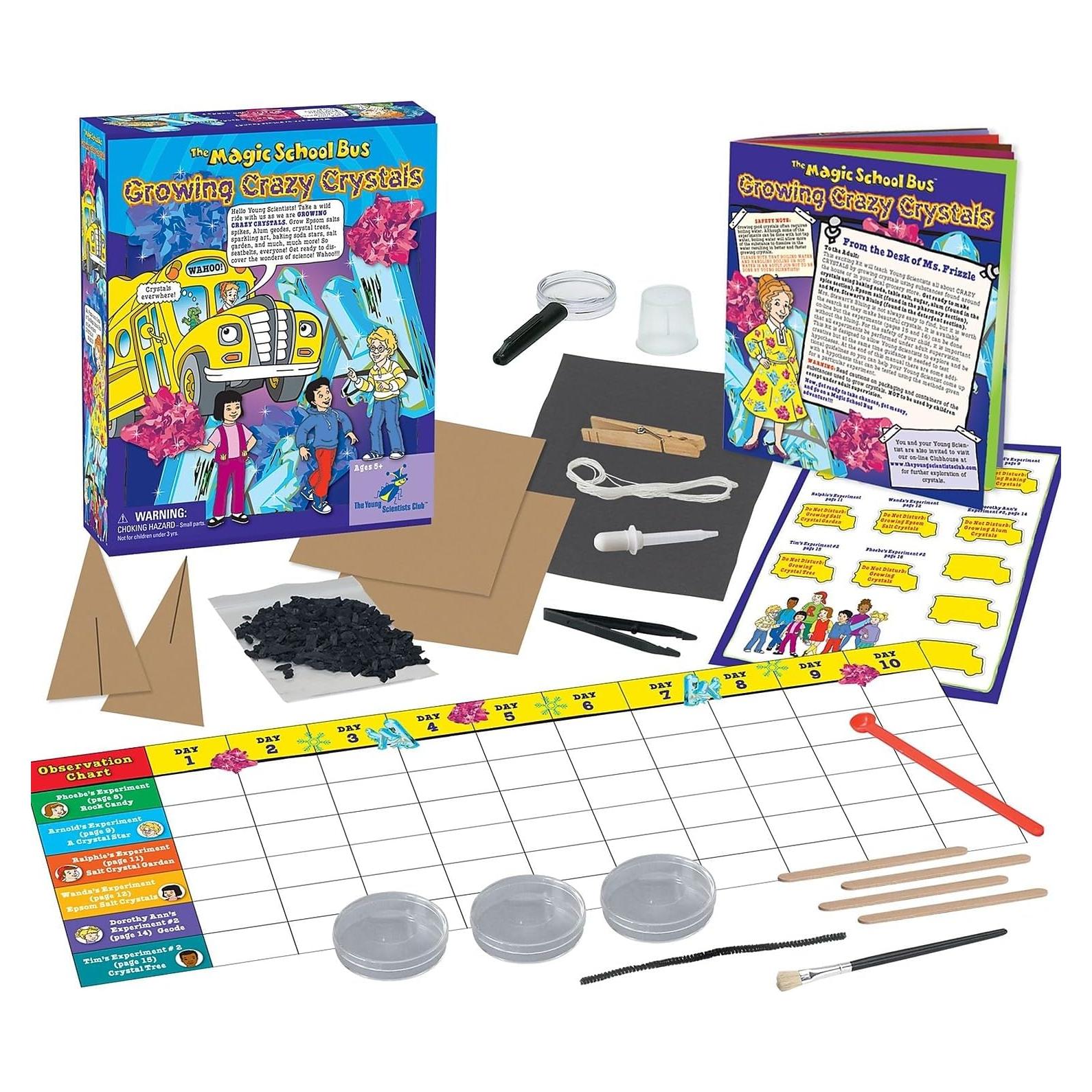 Kit de Cristales Locos El Club de los Jóvenes Científicos