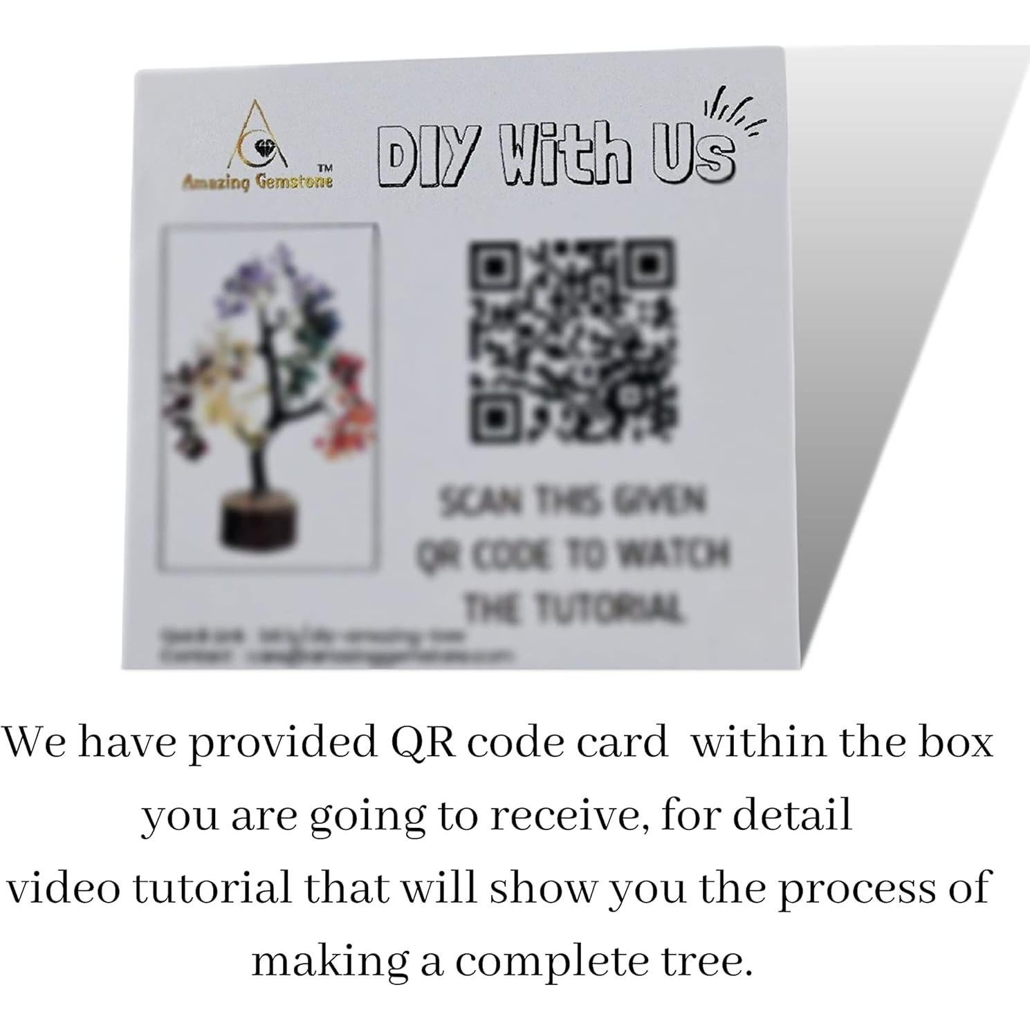 Kit DIY Árbol de Cristal Cuarzo Claro - Feng Shui Decoración