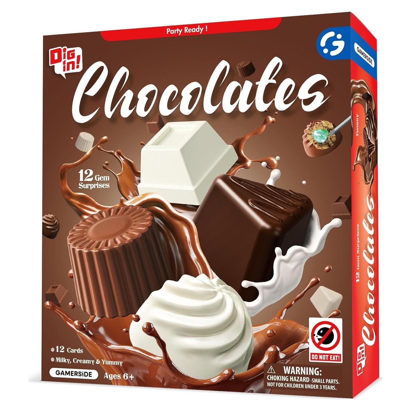 Kit de Excavación de Gemas de Chocolate Gamerside - 12 Gemas