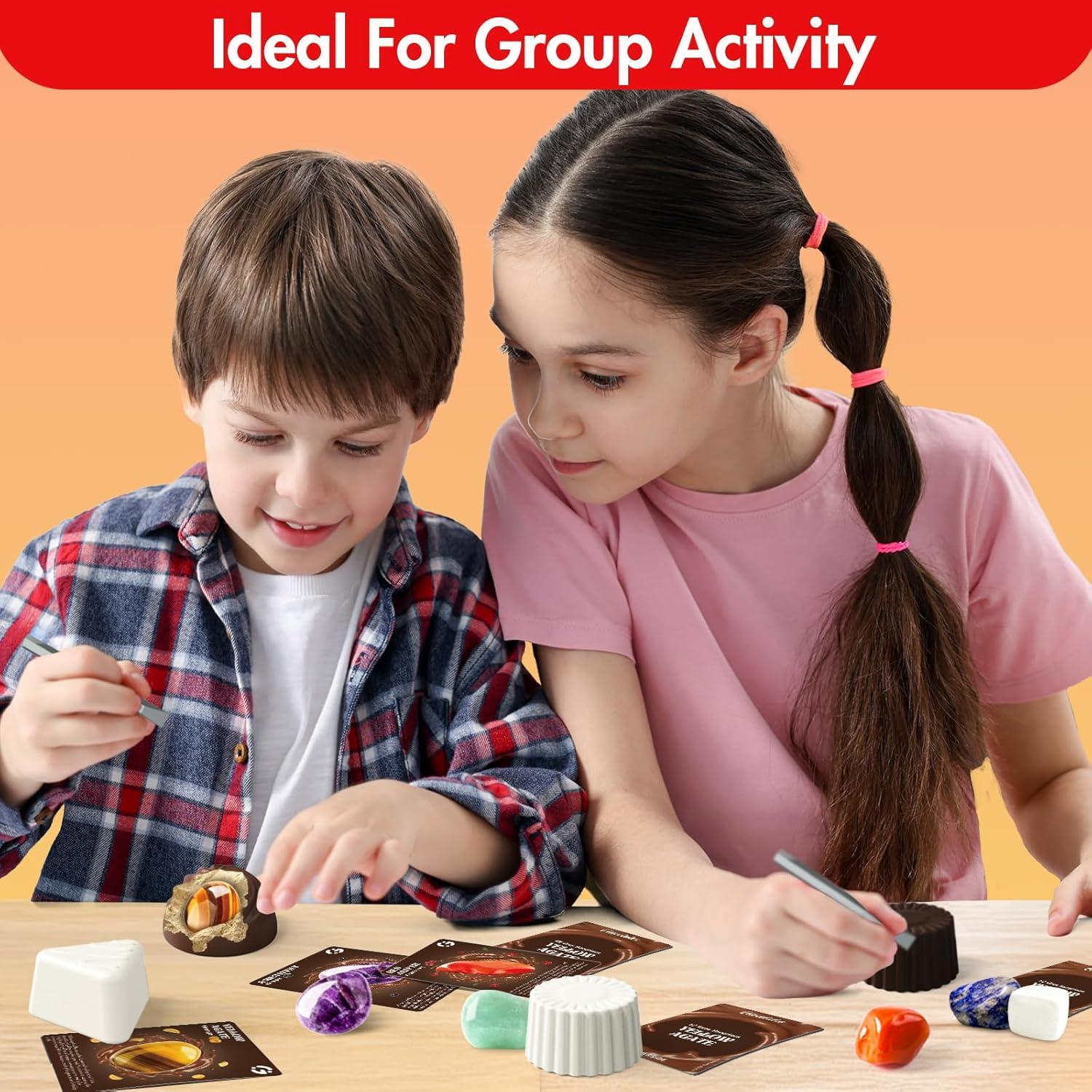 Kit de Excavación de Gemas de Chocolate Gamerside - 12 Gemas