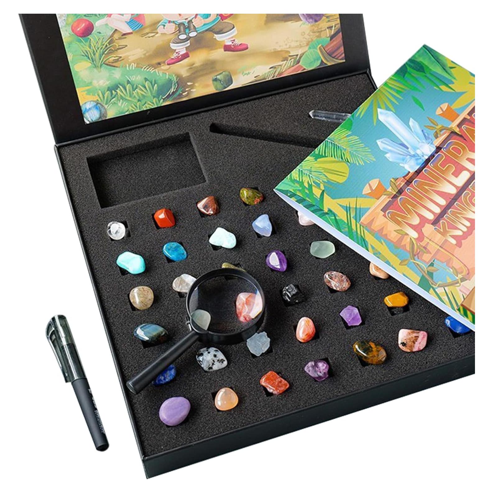 Kit de Rocas 43 Piezas Vbvbip con Herramientas de Geología