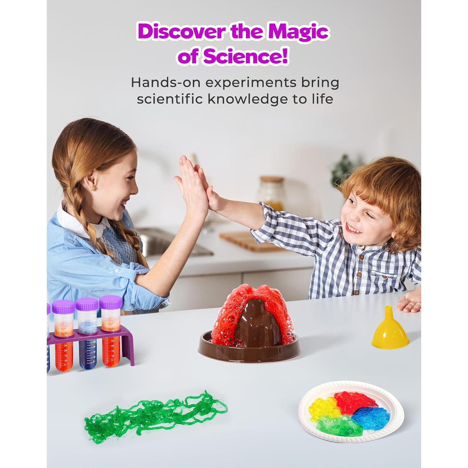 Kit de Experimentos Científicos Airbition 80+ para Niños 6-12 Años