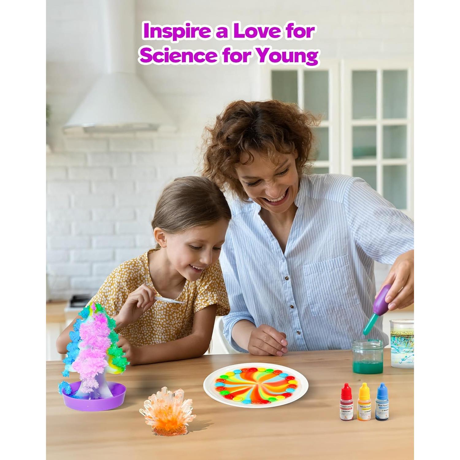 Kit de Experimentos Científicos Airbition 80+ para Niños 6-12 Años