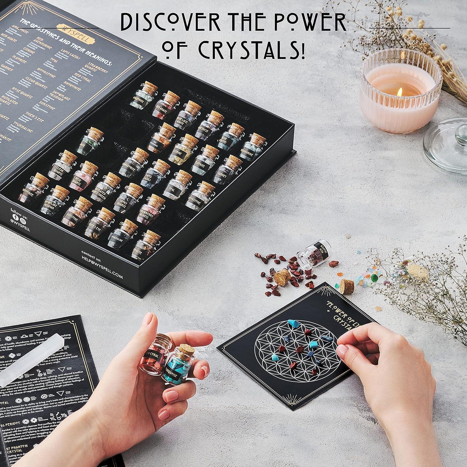 Kit de Cristales Sanadores 30 PCS Wyspell - Piedras Mágicas