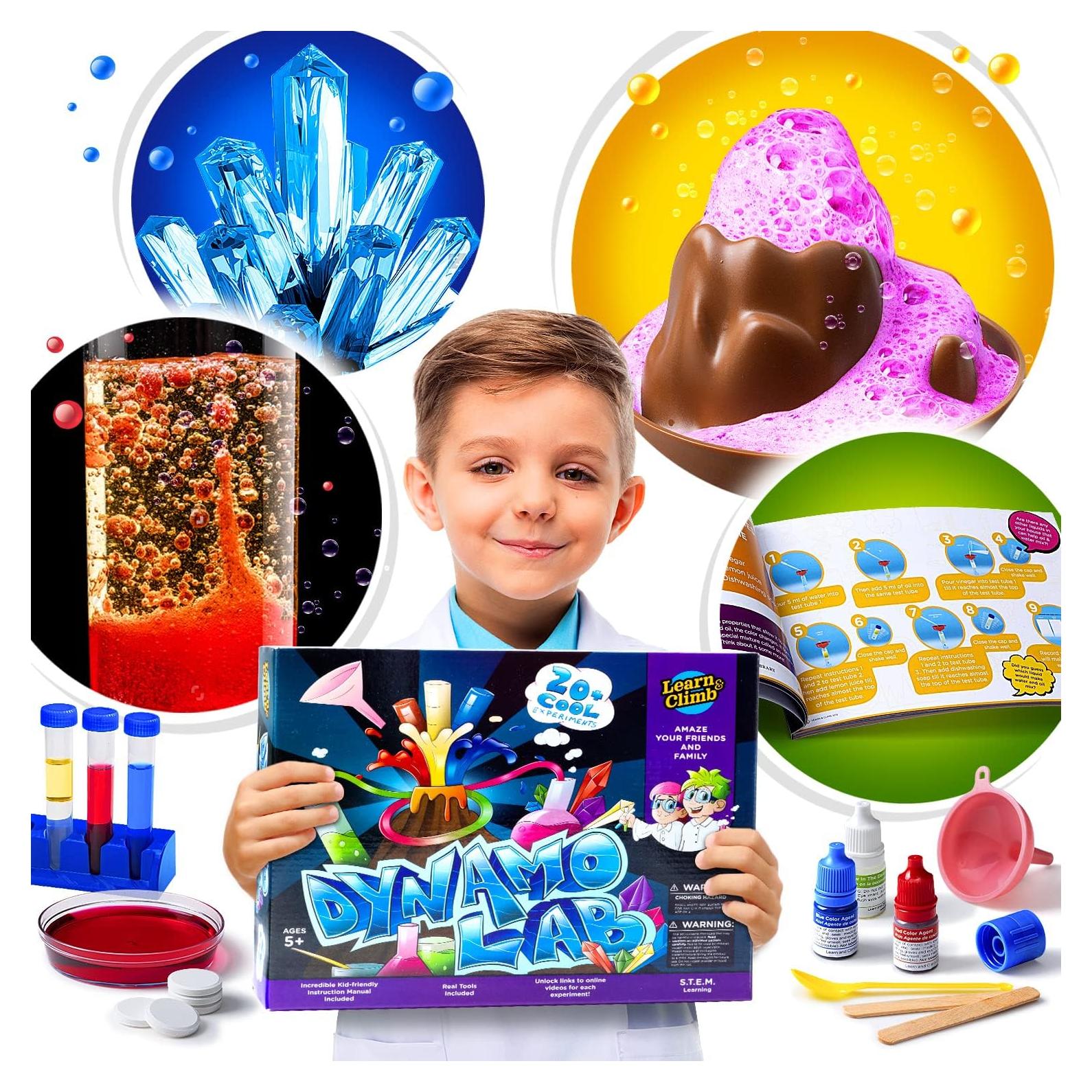 Kit de Ciencia para Niños Learn & Climb - 21 Experimentos