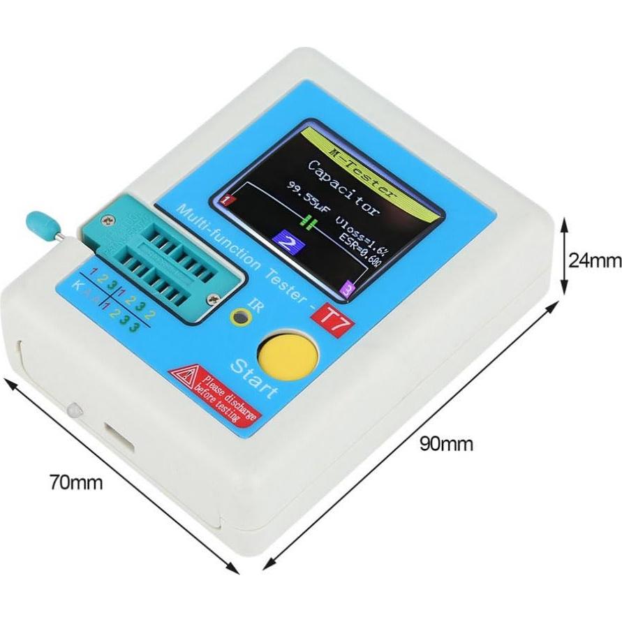 Medidor Multifuncional LCR-T7 WWZMDiB Pantalla Color 3.5"