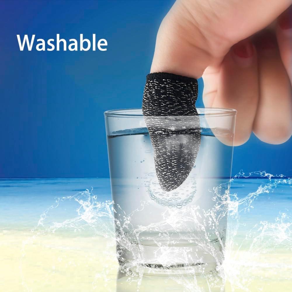 Mangas para dedos de juego CNHIDEE 12 PCS Antisudor 0.15 mm