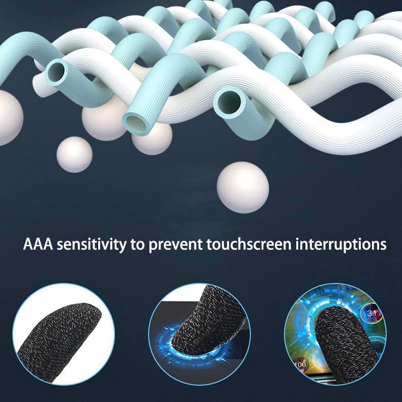 Mangas para dedos de juego CNHIDEE 12 PCS Antisudor 0.15 mm