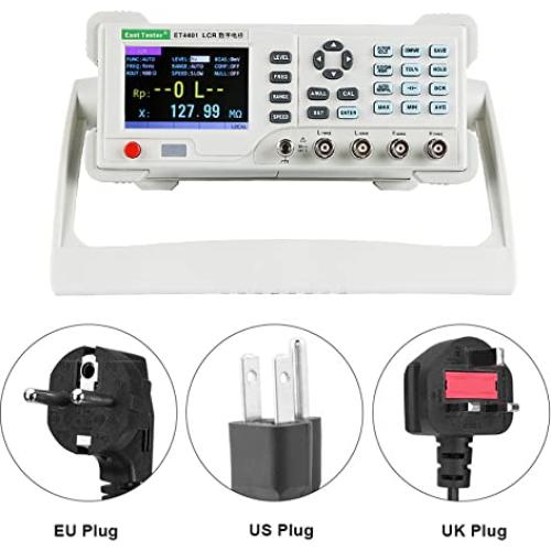 Medidor LCR de escritorio Zhongchuang ET4410 0.1% 3.5" TFT