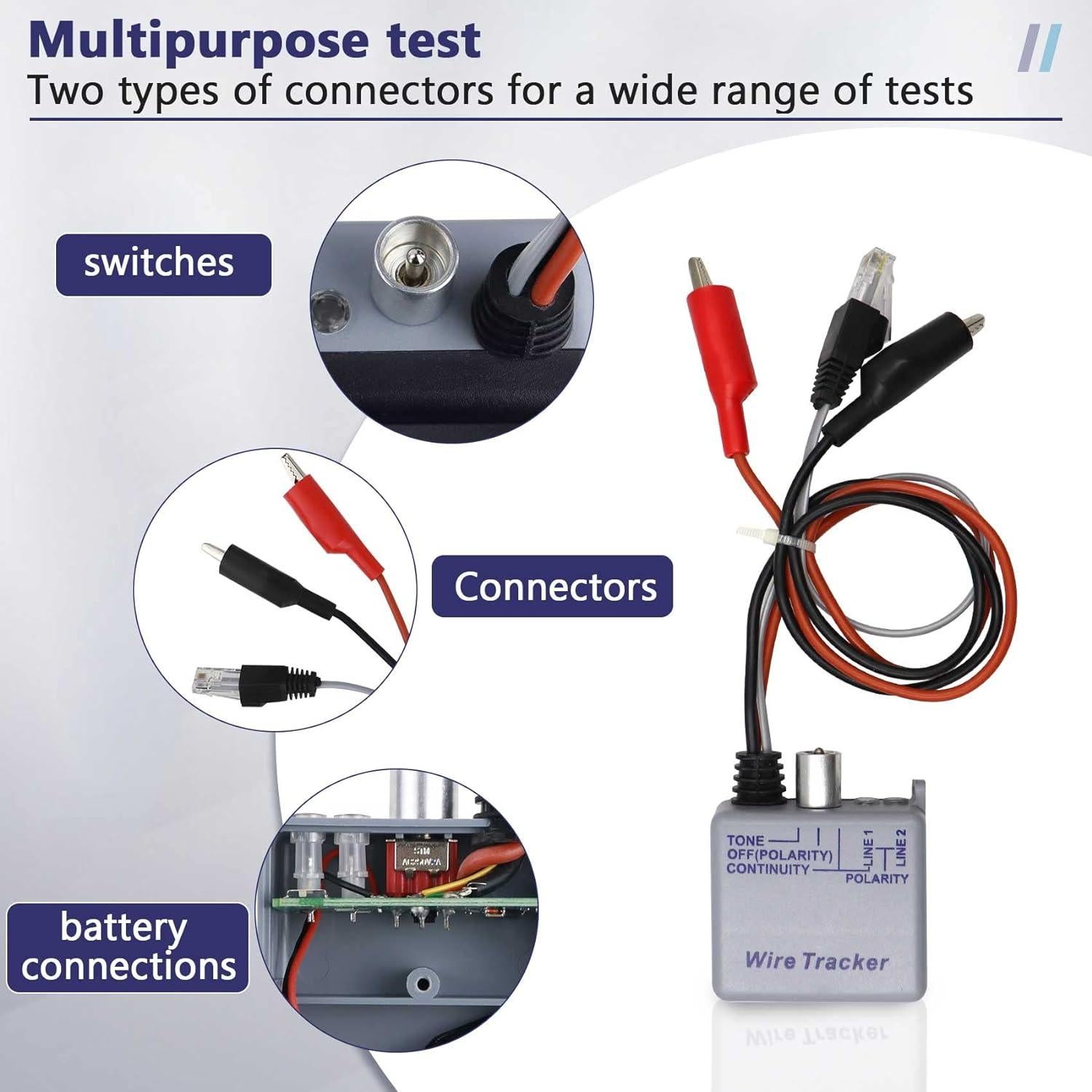 Kit de Generador de Tono Chaoos 200EP para Prueba de Cables