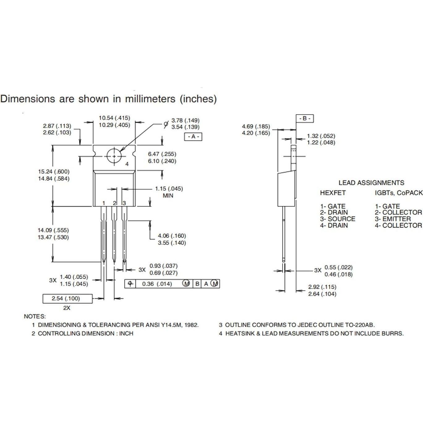 Kit de 50 Transistores Mosfet IRF Bridgold - 10 Tipos