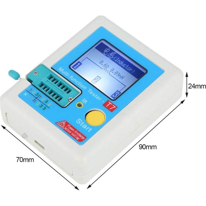 Probador Gráfico LCR-T7 Treedix Pantalla TFT 3.5" Multifuncional