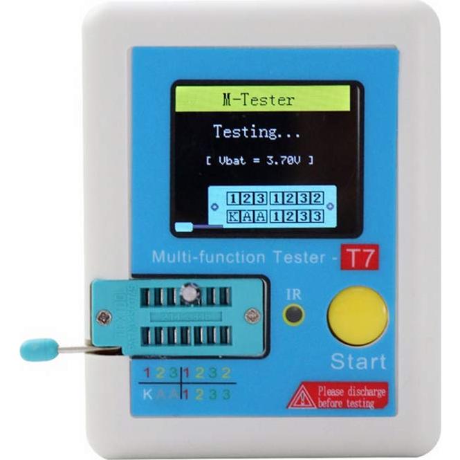 Probador Gráfico LCR-T7 Treedix Pantalla TFT 3.5" Multifuncional