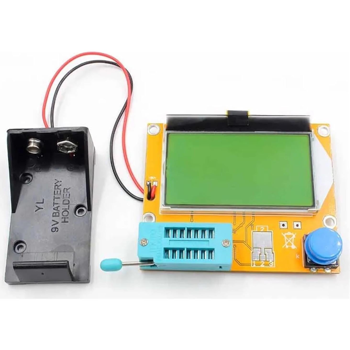 Medidor LCR Digital HUALUCK LCR-T4 para Transistores y Capacitores