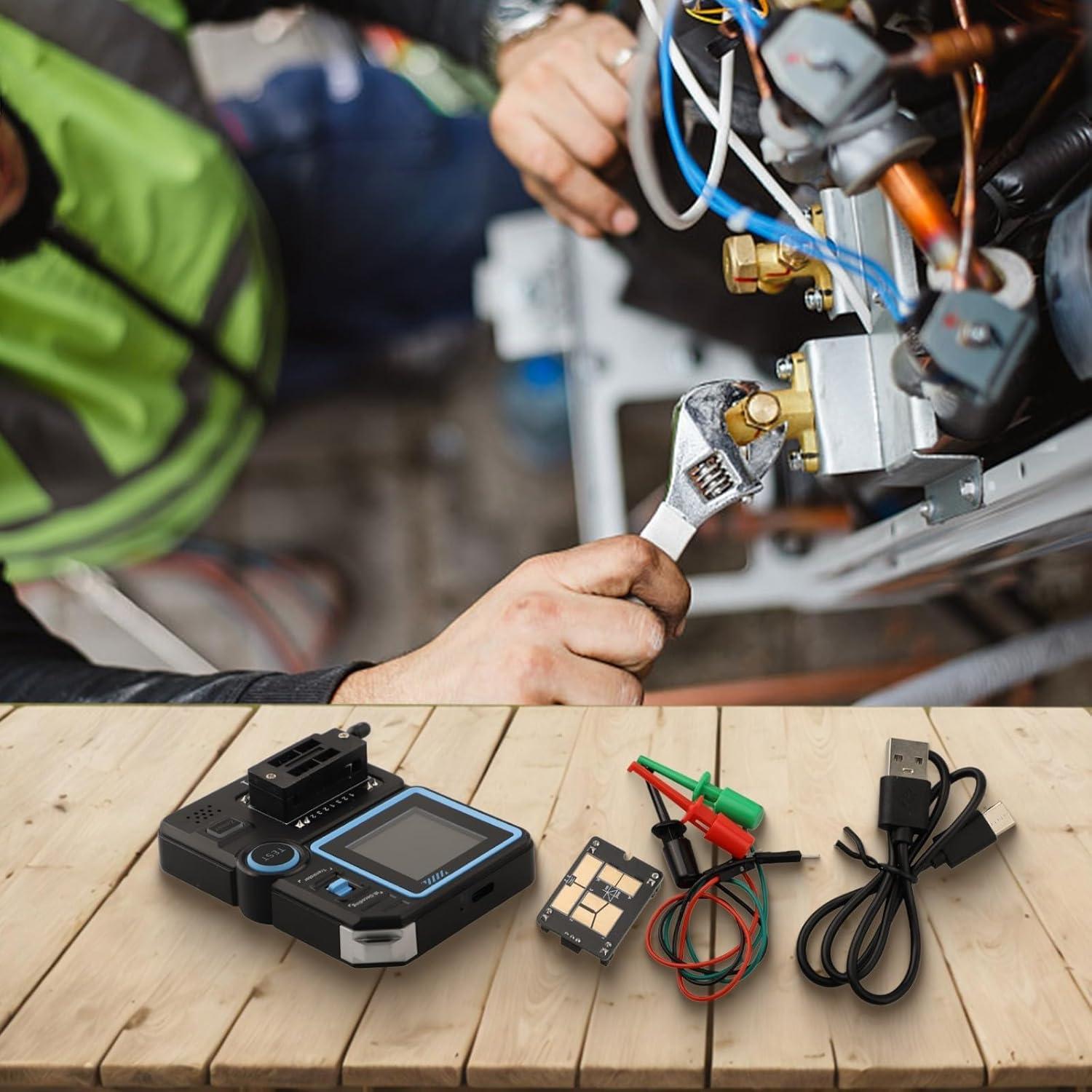 Probador de Transistores Tooluantmall LCR-P1 Multifuncional