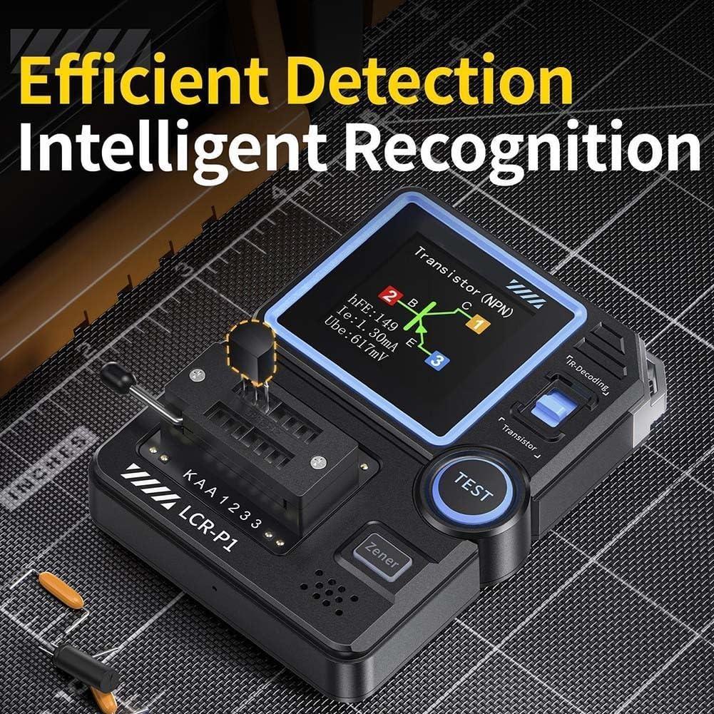 Probador de Transistores Tooluantmall LCR-P1 Multifuncional