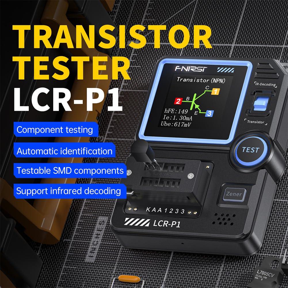 Probador de Transistores LCR-P1 OUGETHER Multifuncional Azul