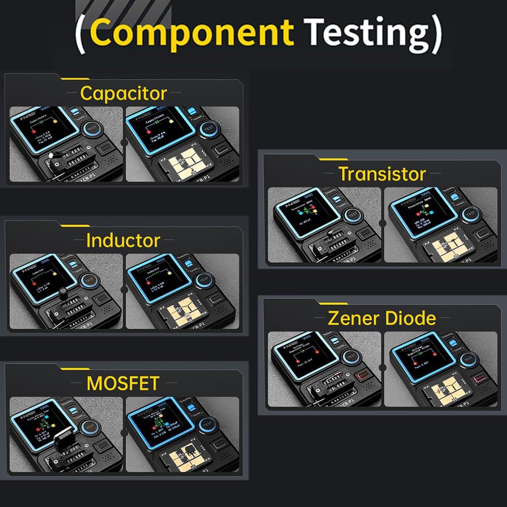 Probador de Transistores LCR-P1 OUGETHER Multifuncional Azul
