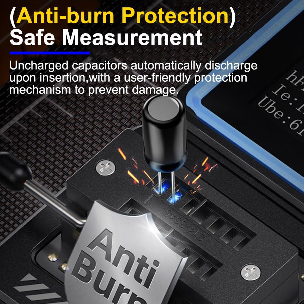 Probador de Transistores LCR-P1 OUGETHER Multifuncional Azul