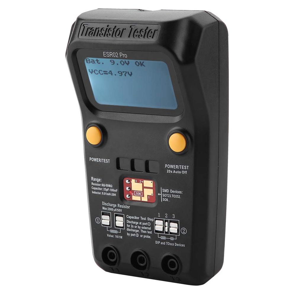 Probador de Transistores Digital BSIDE Pro con Pantalla LCD