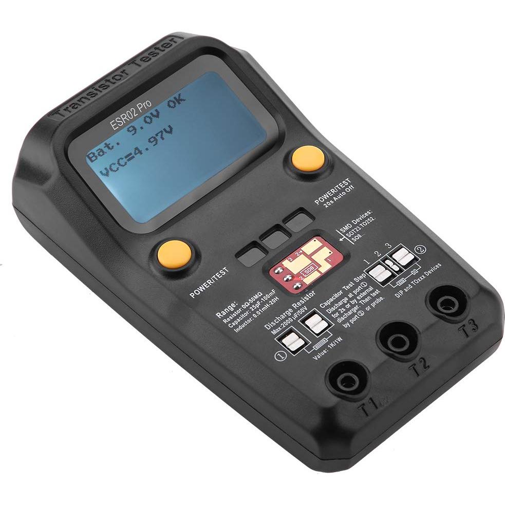 Probador de Transistores Digital BSIDE Pro con Pantalla LCD